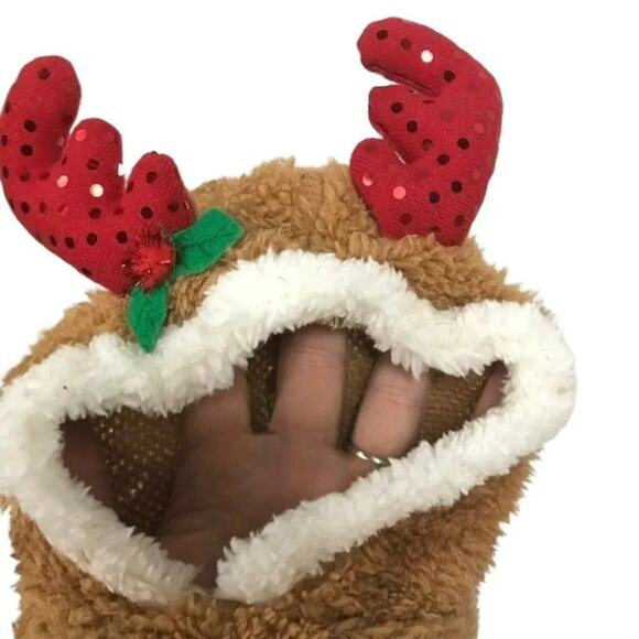 Reindeer Costume Dog Outfit Holiday Festive Small - Picture 2 of 5